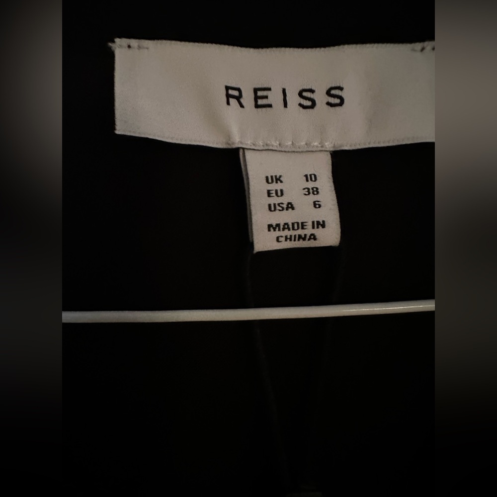Reiss Tia Black and White Striped Mini Dress NWT - Picture 10 of 14